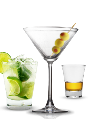 DRINKS, CAIPIRAS E DOSES